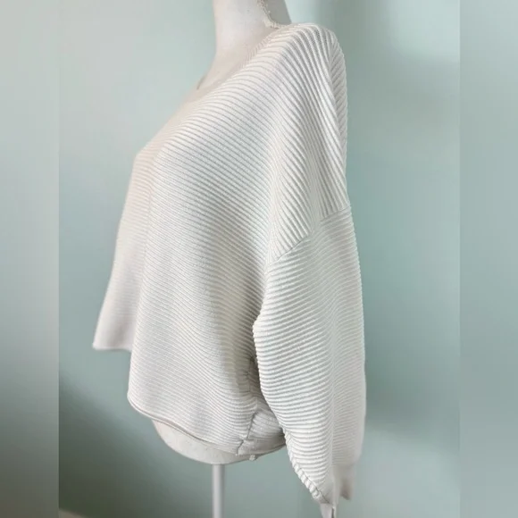 Offline by Aerie Ribbed Oversized Cropped Sweater with Dolman Sleeves - Picture 5 of 10